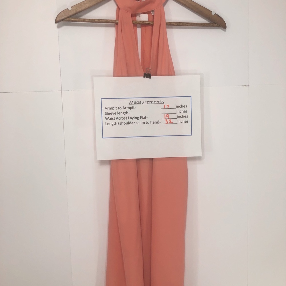 NWT Leith Pink High Collar V Neck Mini Sleeveless Dress Nordstrom Size XS - Picture 12 of 13